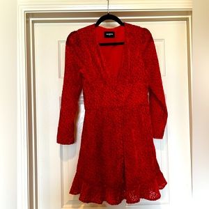 The Kooples red leopard dress. In great condition!